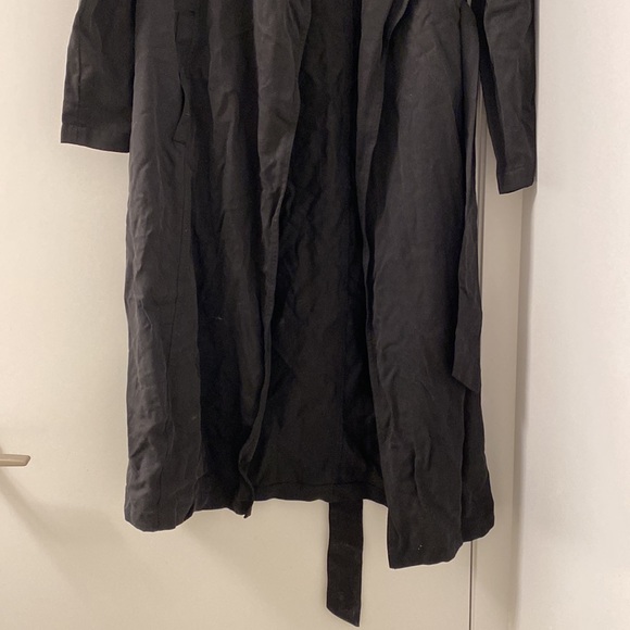 DollsKill Black Trench Coat - Picture 7 of 8